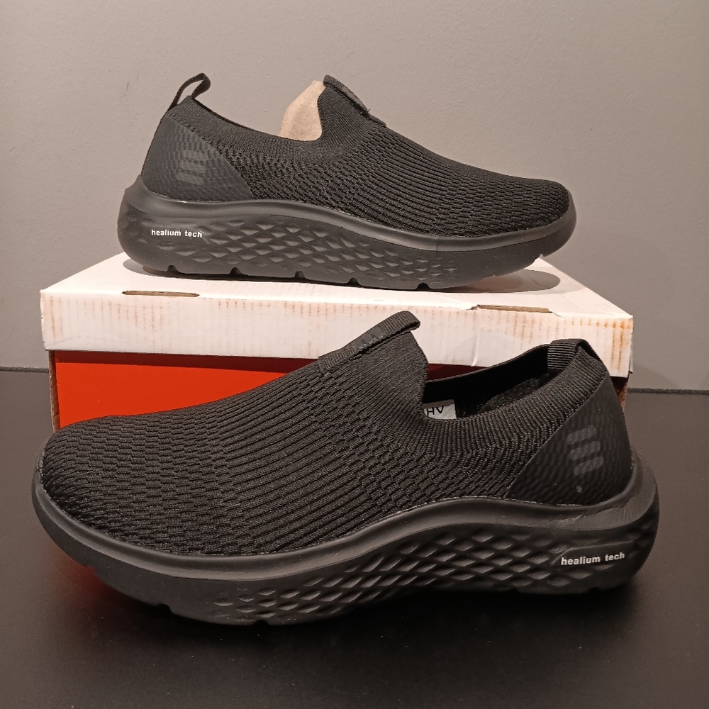 HUHV Tech Knit Unisex Lace-Up and Slip-On Recovery Lifestyle Walking and Athleti